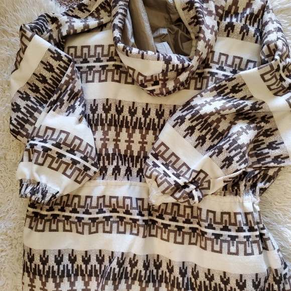 Reversible VINTAGE Parka Jacket Sz Large - Picture 4 of 4